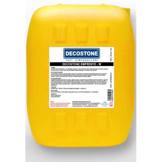 DECOSTONE IMPREGNATION -W WATERPROOFING DECOSTONE IMPREGNATION -W WATERPROOFING